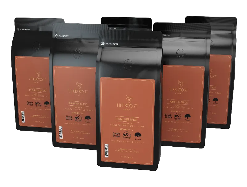 6x  Pumpkin Spice Coffee 12 oz Bag - Bundle