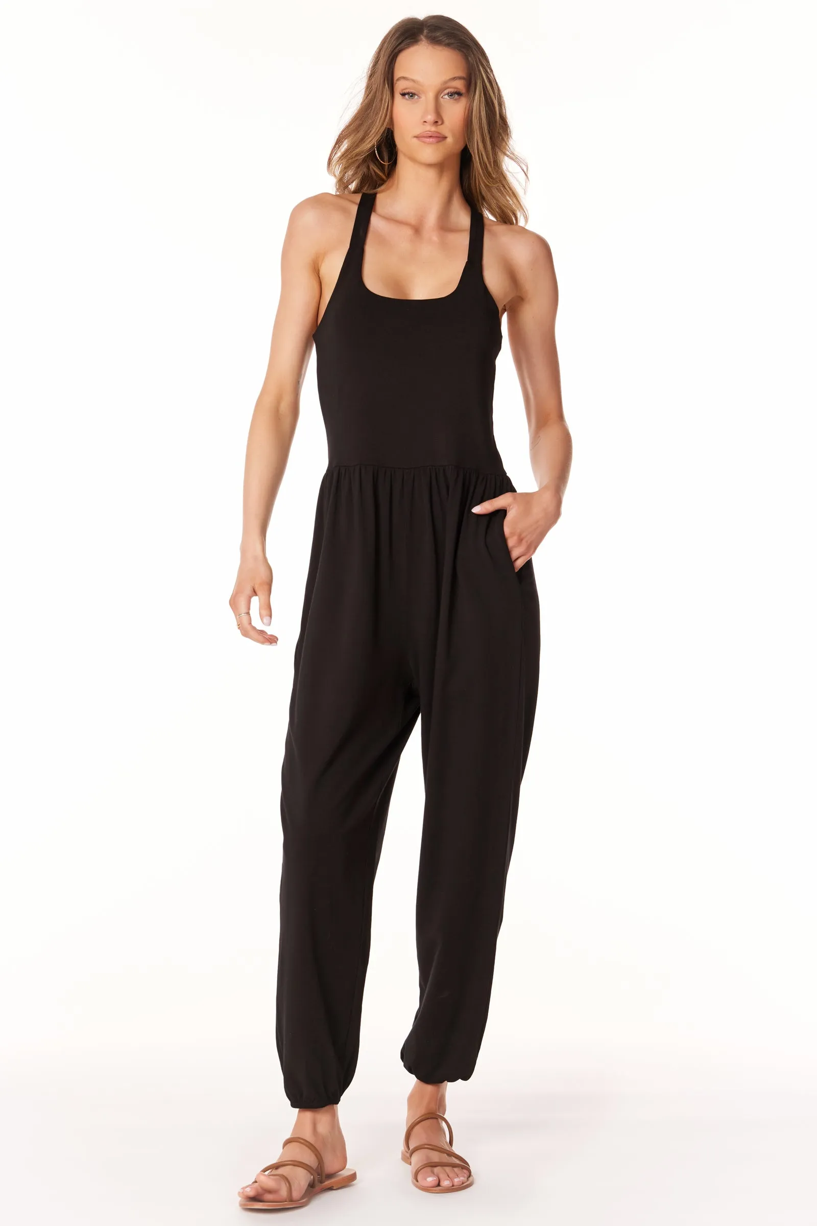 CROSS BACK JUMPSUIT