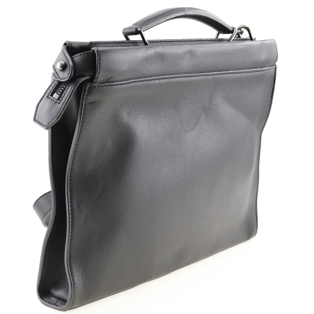 FENDI Business bag Calfskin black 2WAYShoulder Ceria Peekaboo mens Used