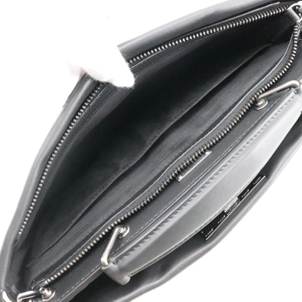 FENDI Business bag Calfskin black 2WAYShoulder Ceria Peekaboo mens Used