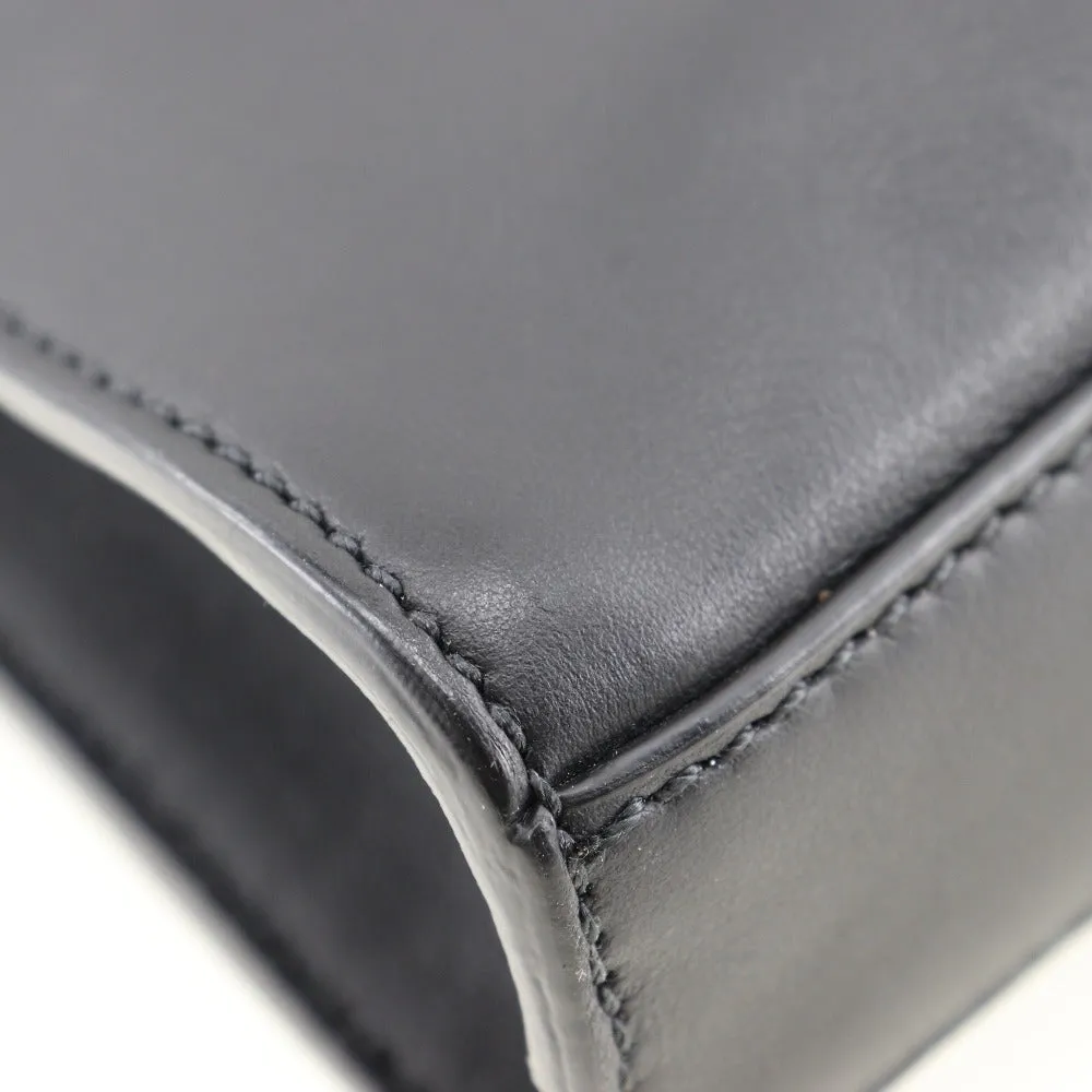 FENDI Business bag Calfskin black 2WAYShoulder Ceria Peekaboo mens Used