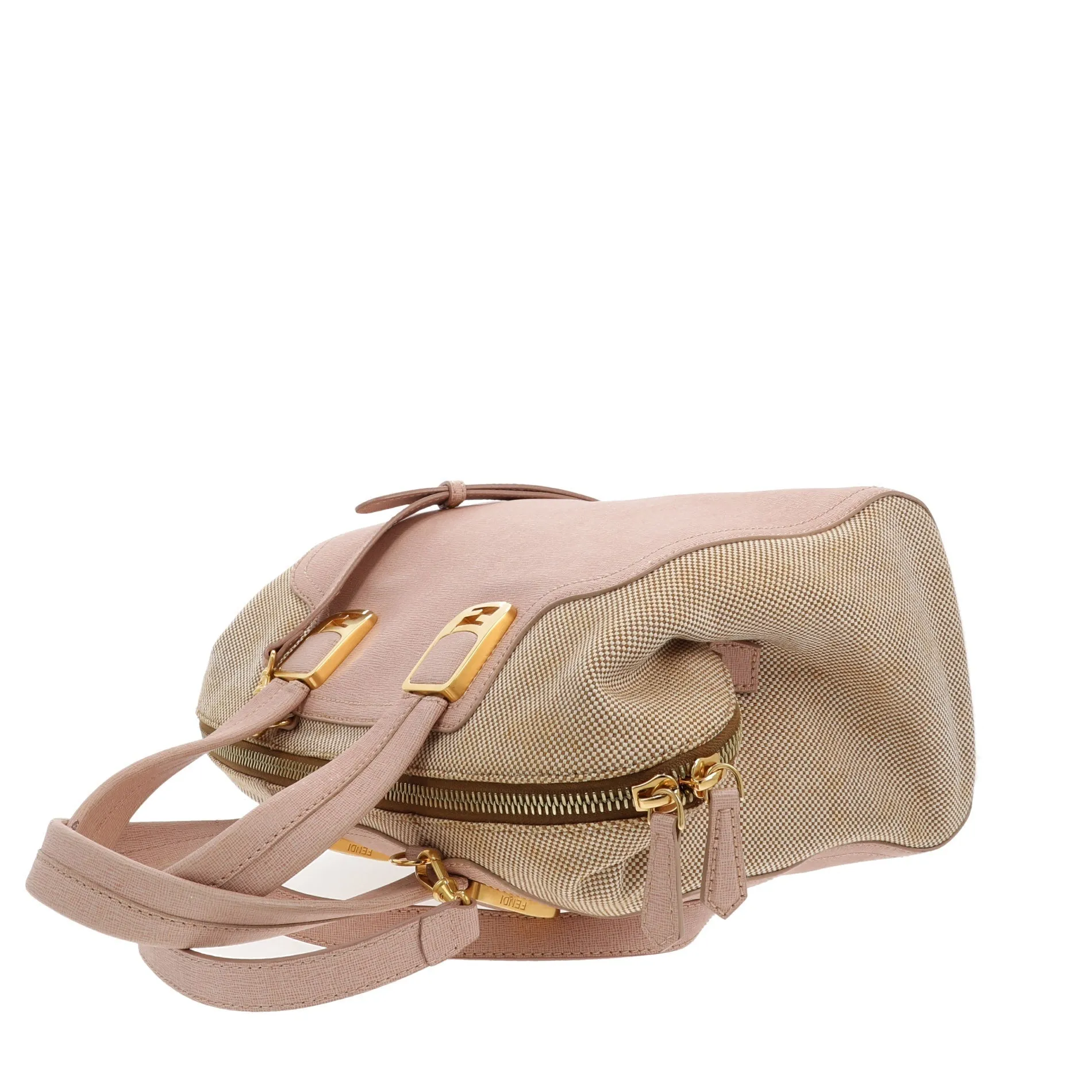 FENDI Chameleon Handbag in Pink Leather