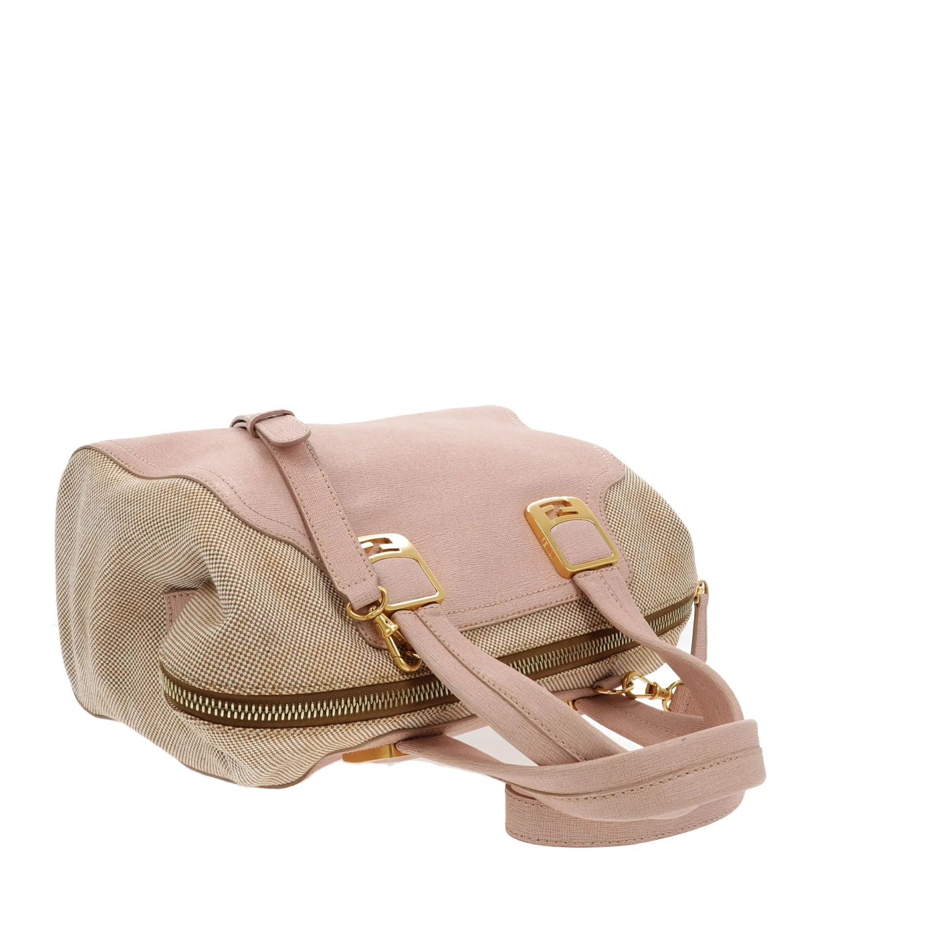 FENDI Chameleon Handbag in Pink Leather