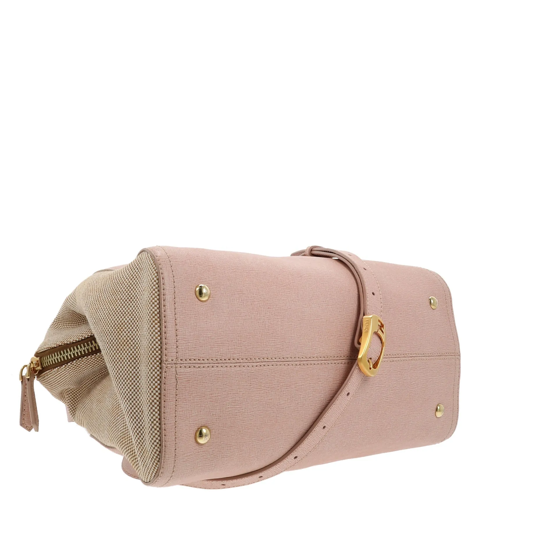 FENDI Chameleon Handbag in Pink Leather
