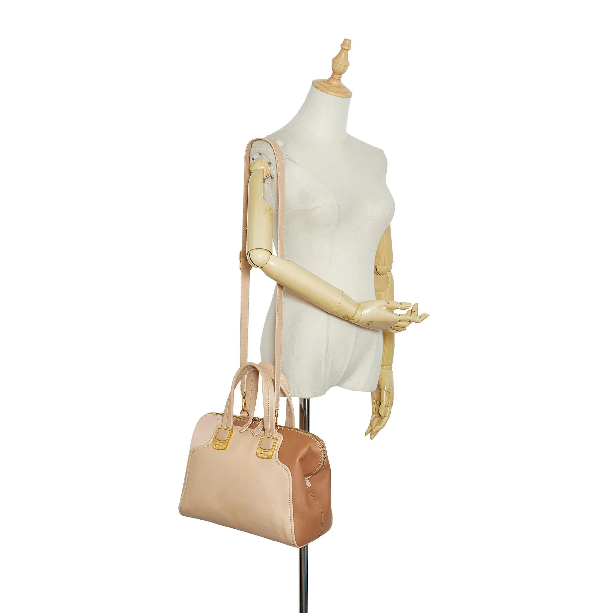 Fendi Colorblock Chameleon Satchel (SHG-zjRr53)