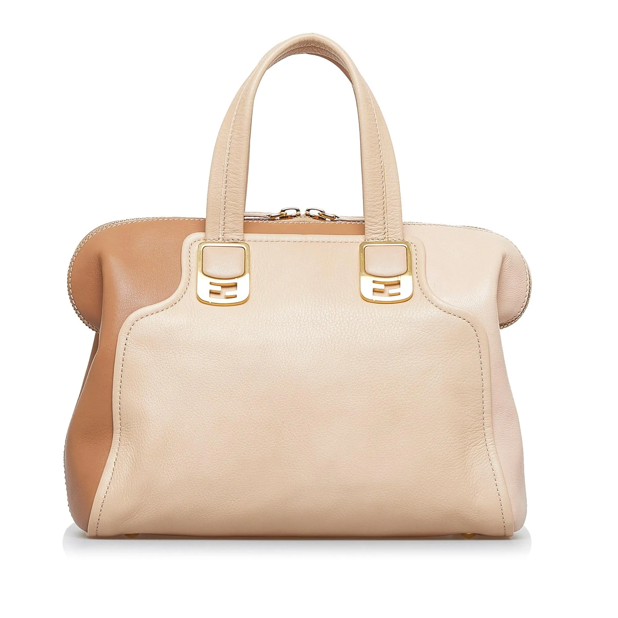 Fendi Colorblock Chameleon Satchel (SHG-zjRr53)