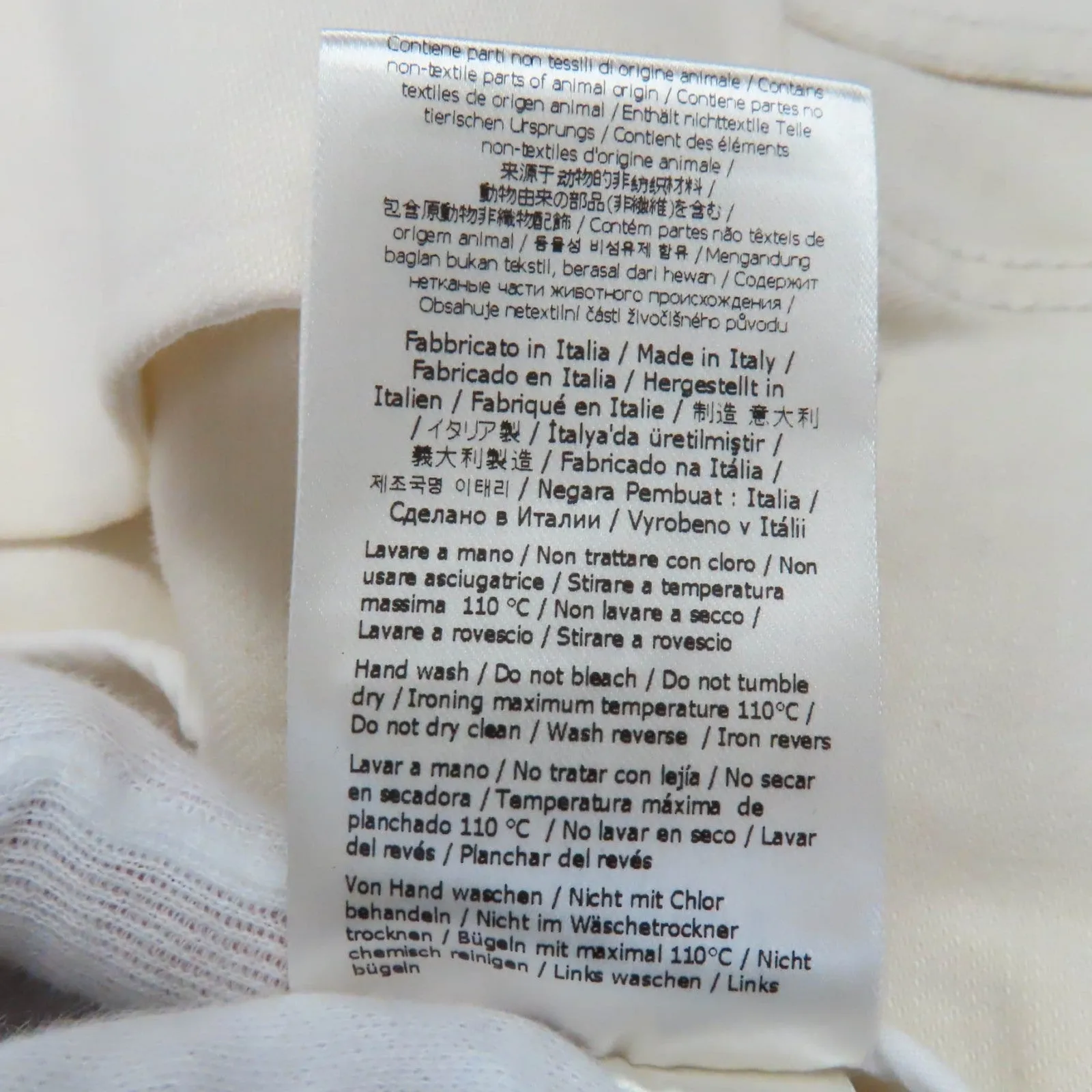 FENDI Denim Jacket FLF655 cotton Ivory beige 36