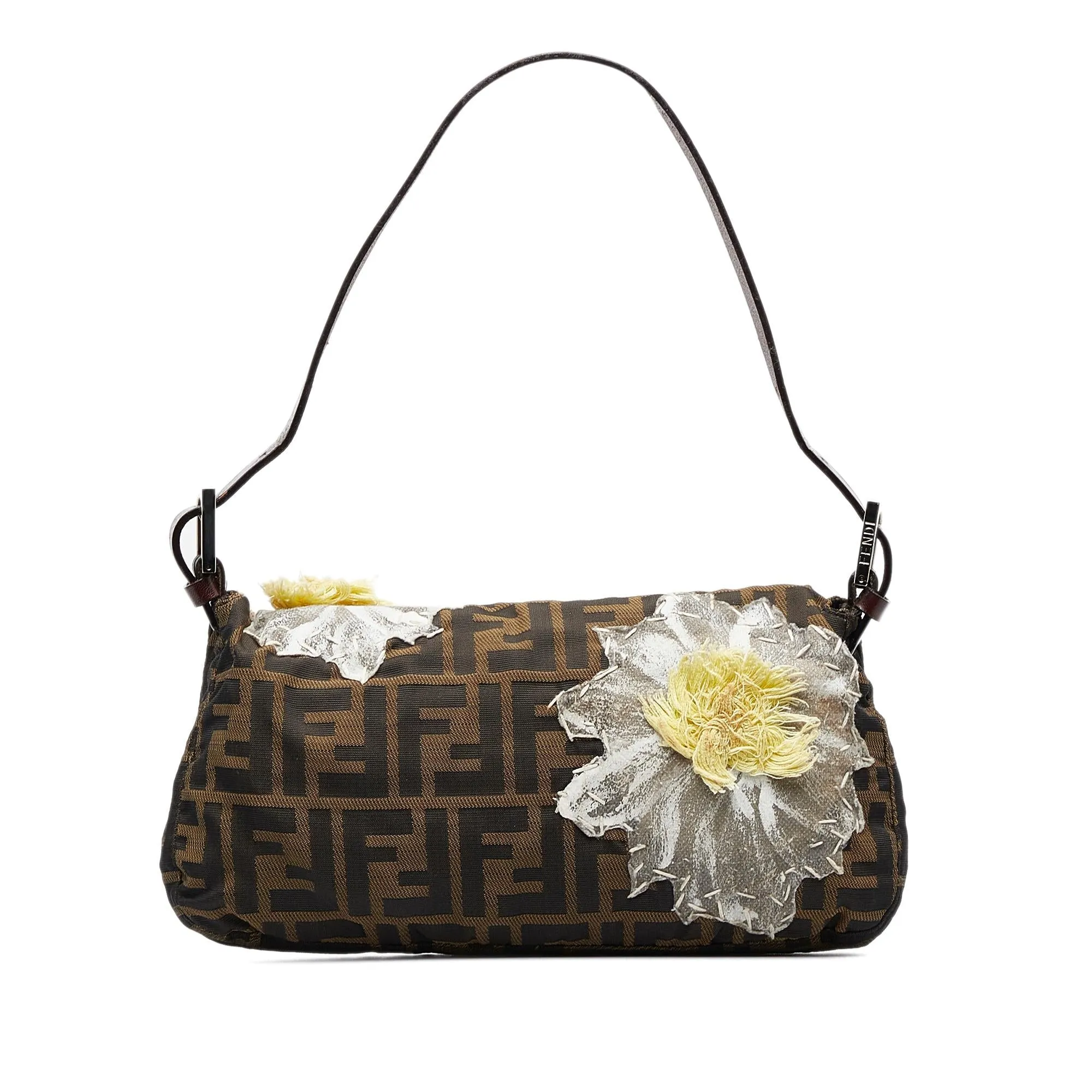 Fendi Embroidered Zucca Baguette (SHG-Kz6aJK)