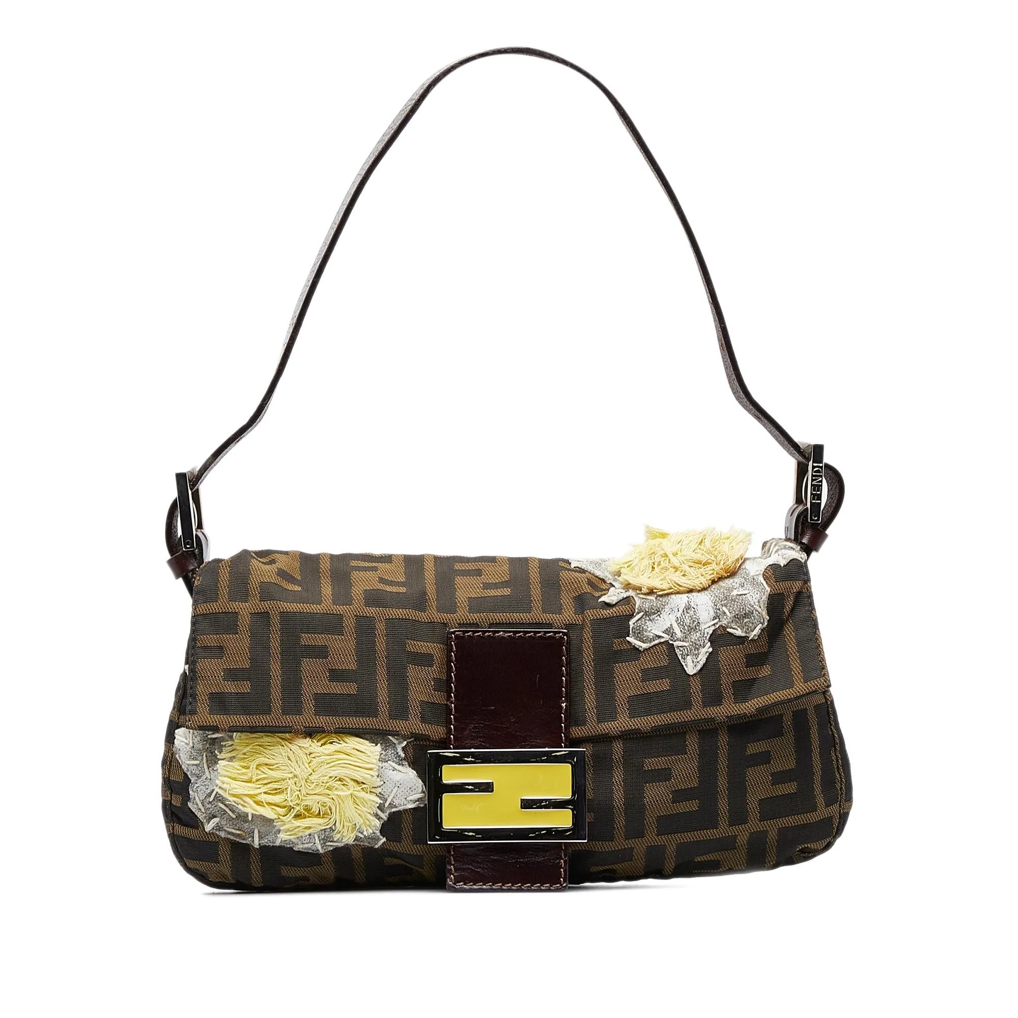 Fendi Embroidered Zucca Baguette (SHG-Kz6aJK)