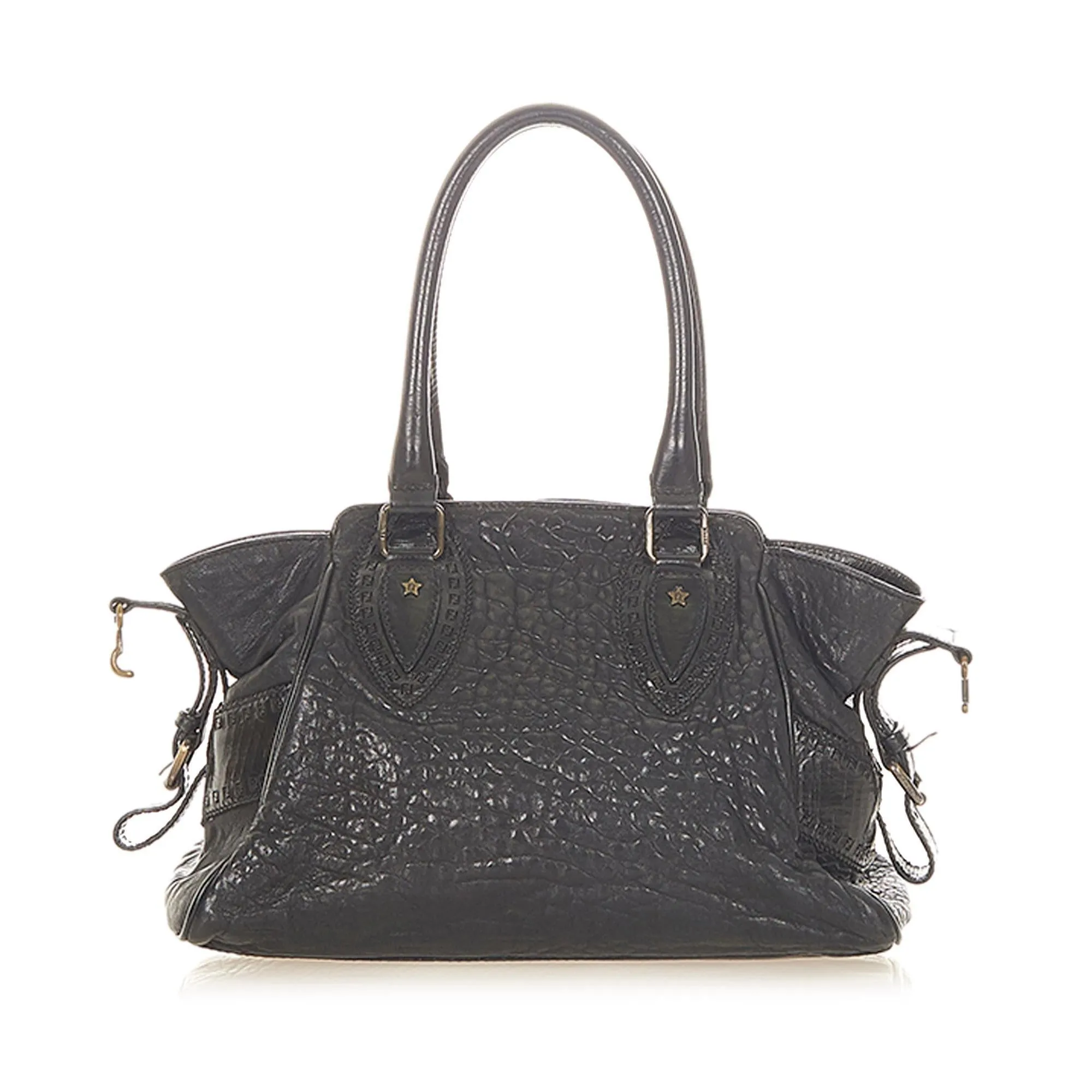 Fendi Etniko Leather Handbag (SHG-31662)