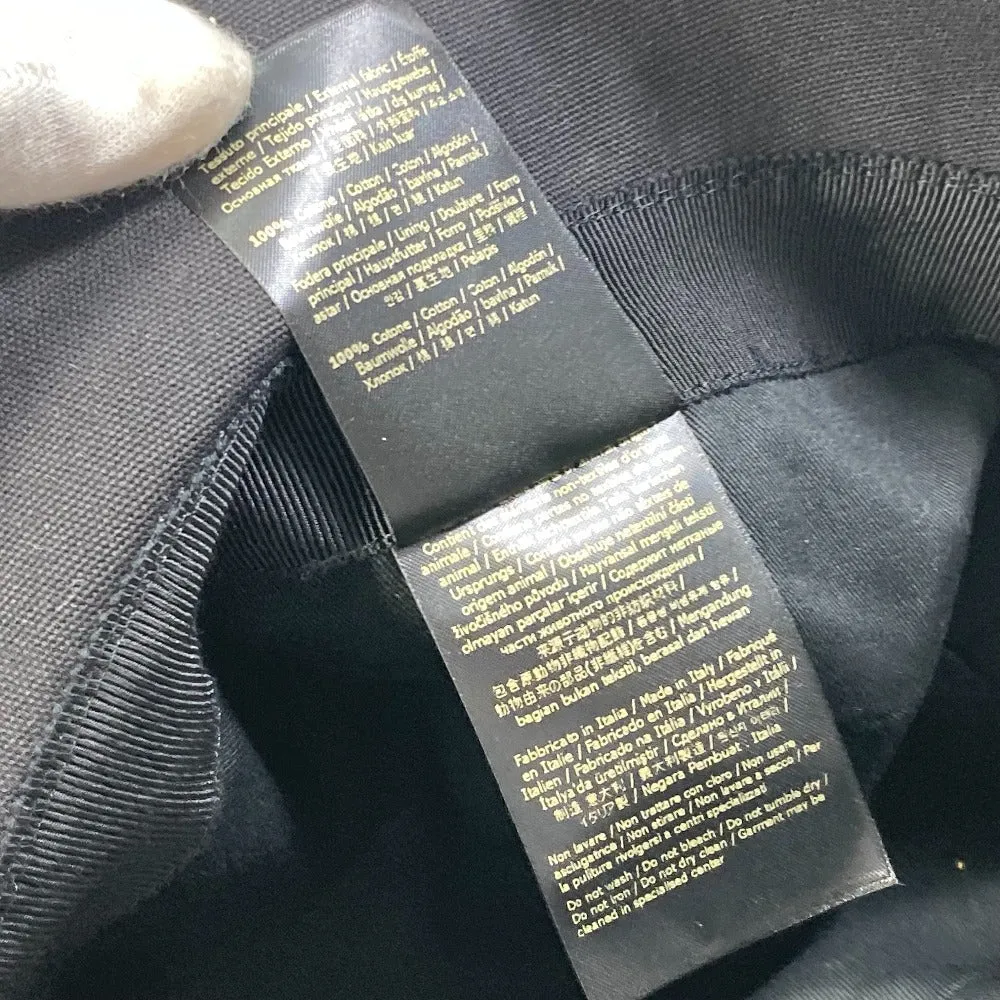 FENDI hat FXQ801 cotton black versace versace collaboration Fendace logo Women S Used