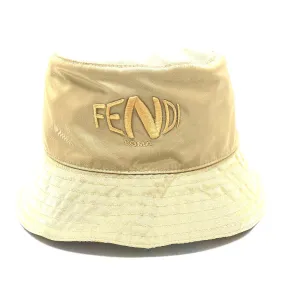 FENDI hat Nylon Beige / multicolor Zucca reversible mens Used