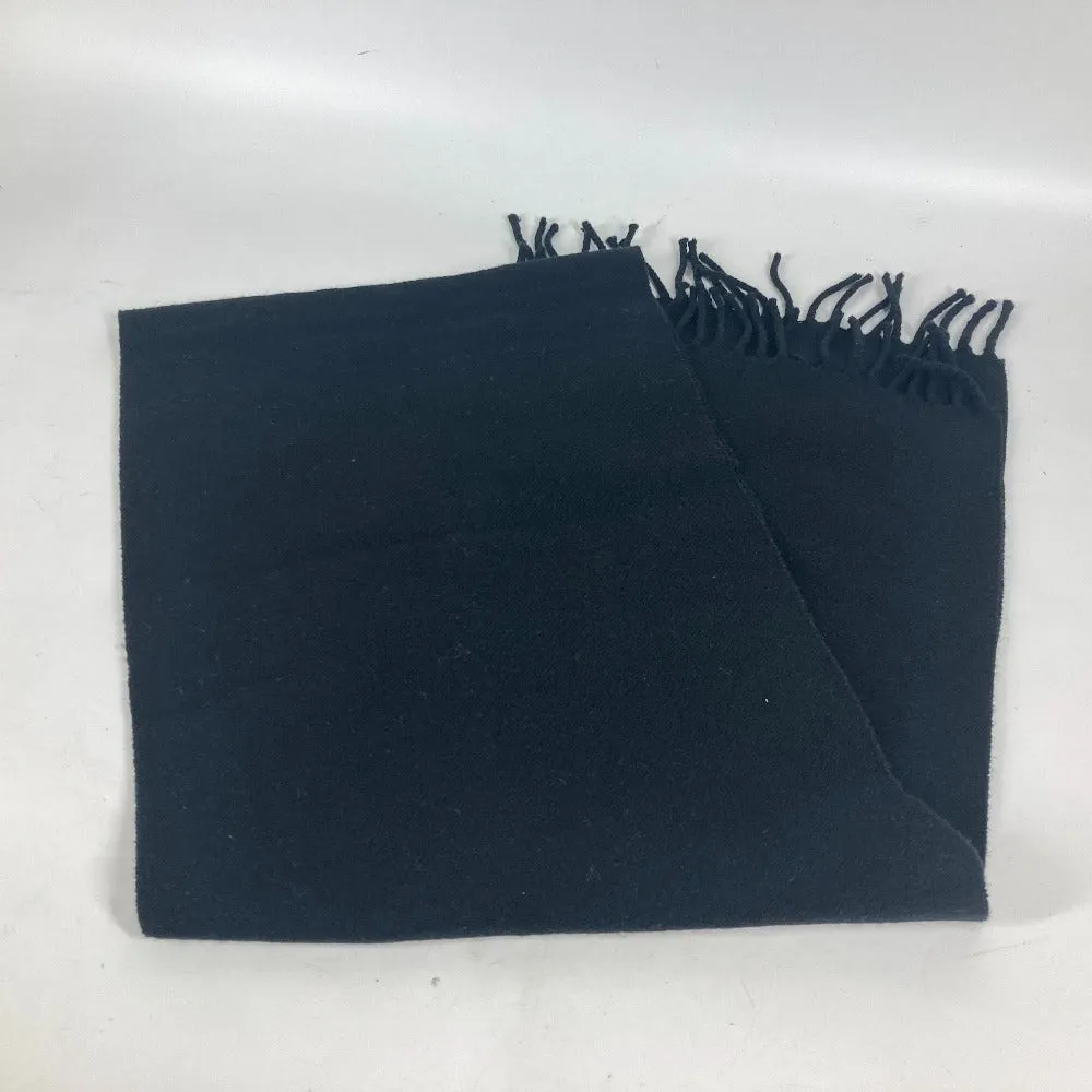 FENDI Scarf wool black Monster emblem logo