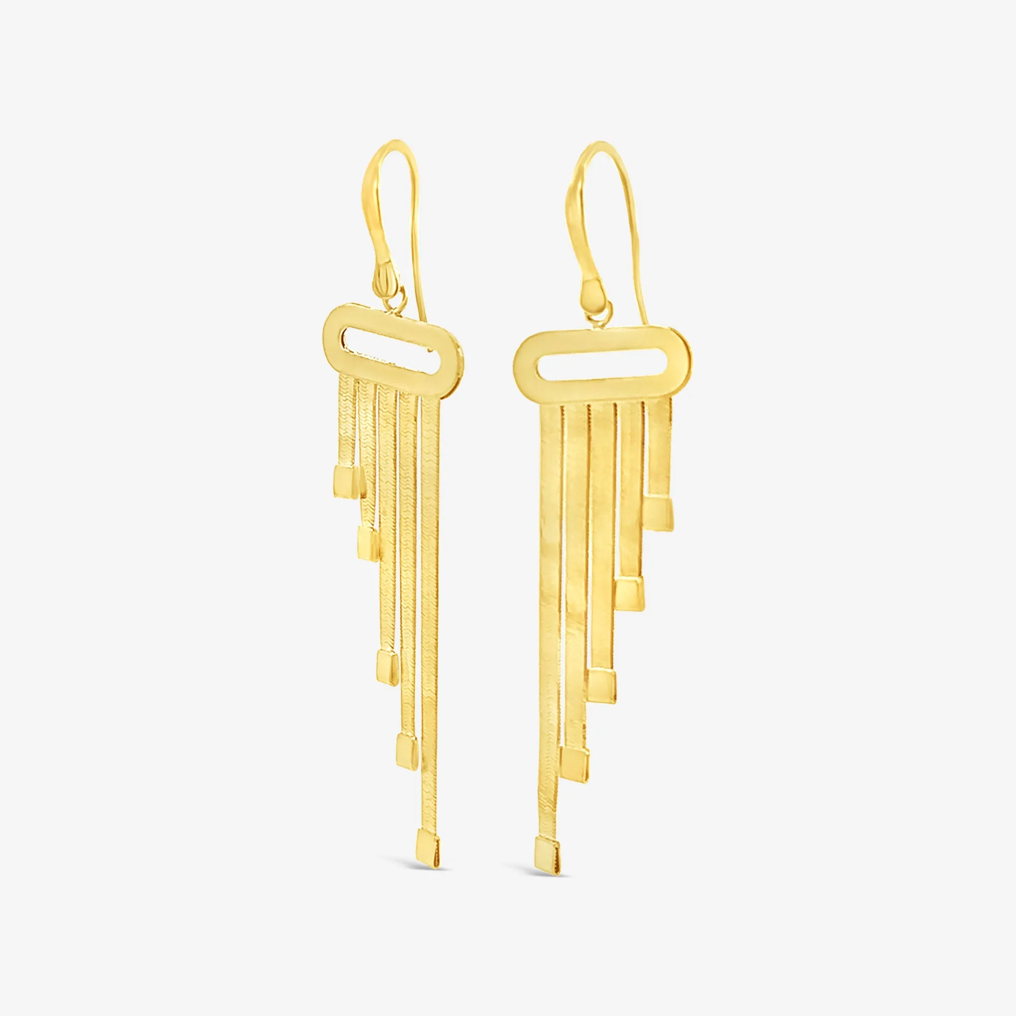 Gold Waterfall Earrings