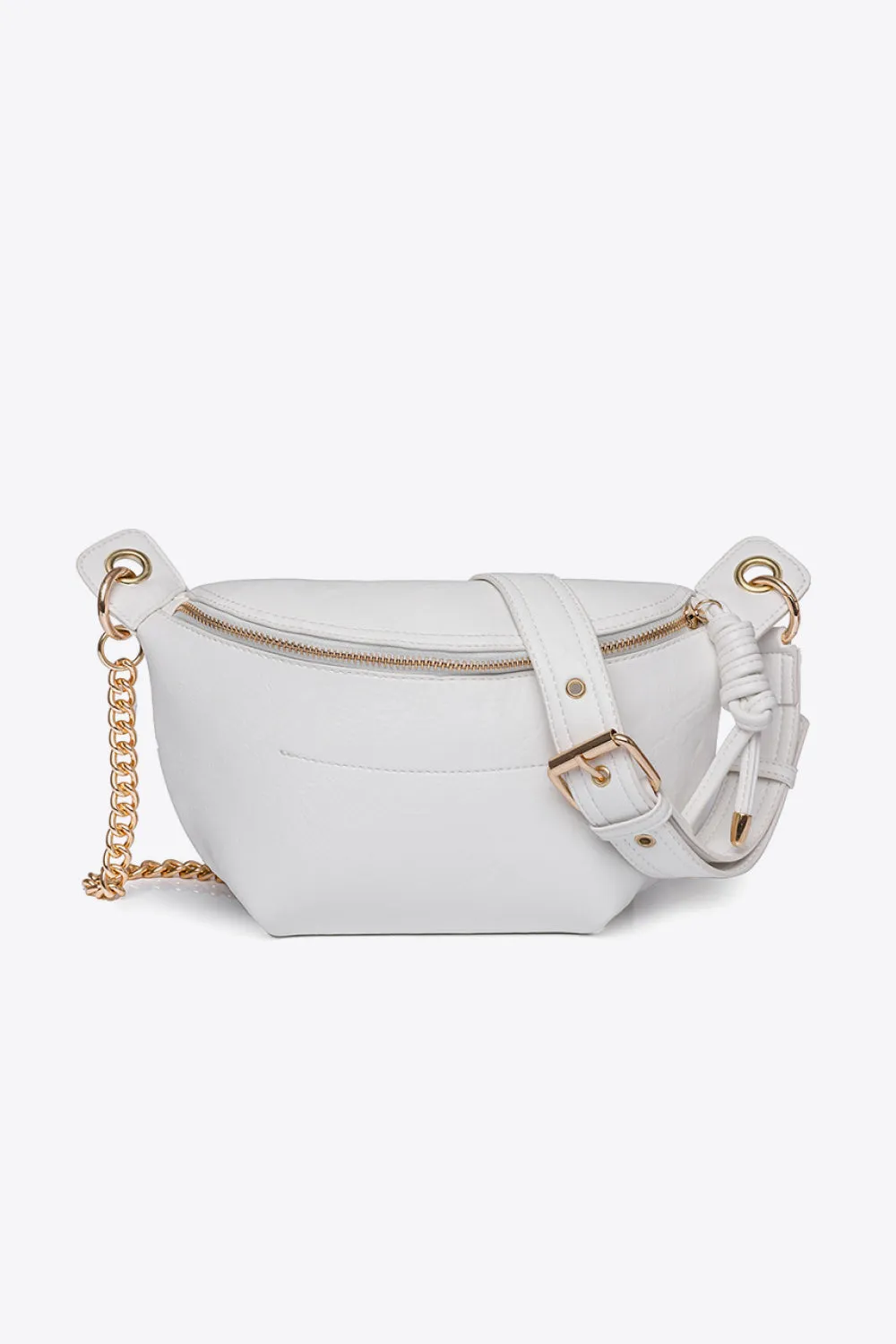 Grained Vegan Leather Purse Crossbody Shoulder Sling Bag Belt Waist Fanny Pack