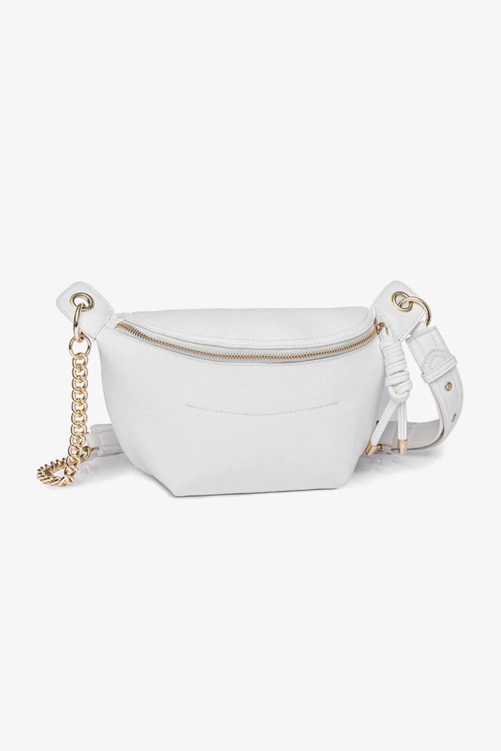 Grained Vegan Leather Purse Crossbody Shoulder Sling Bag Belt Waist Fanny Pack