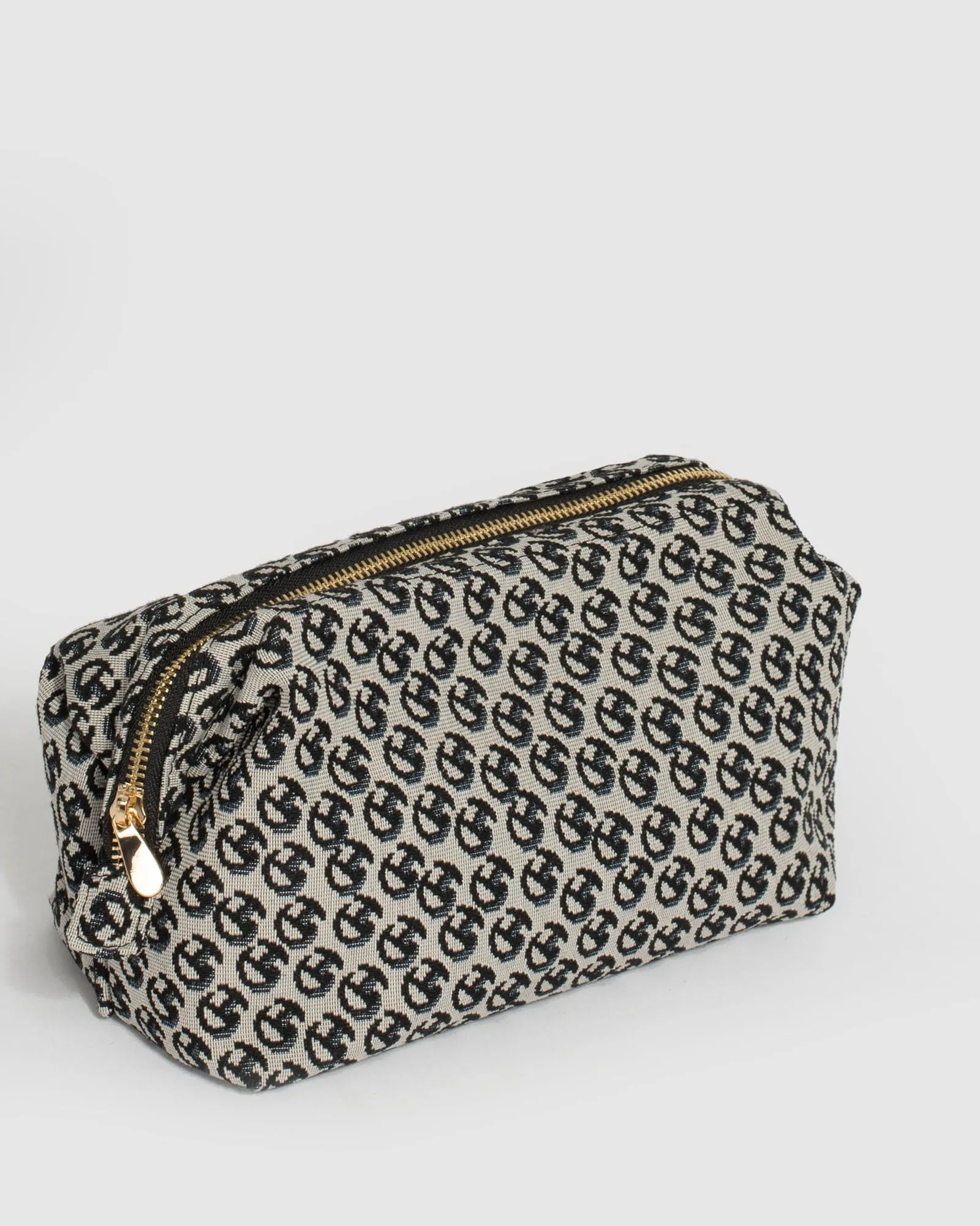 Print Structured Cosmetic Case