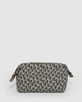 Print Structured Cosmetic Case
