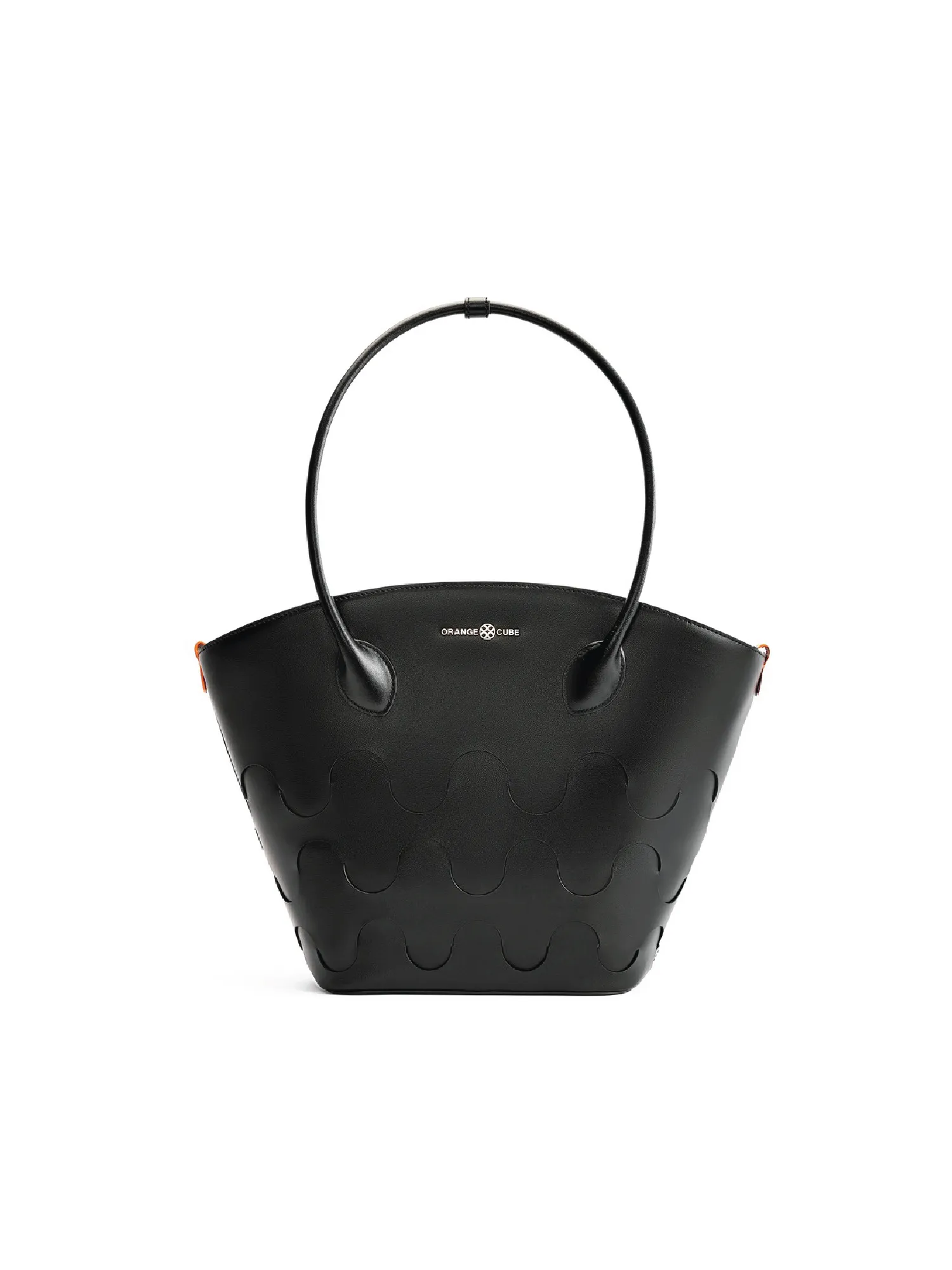 Quilted Impressions Wavy Tote Bag - Black (Large)