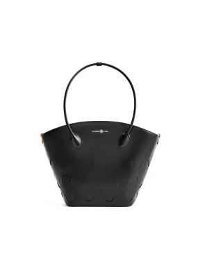 Quilted Impressions Wavy Tote Bag - Black (Large)