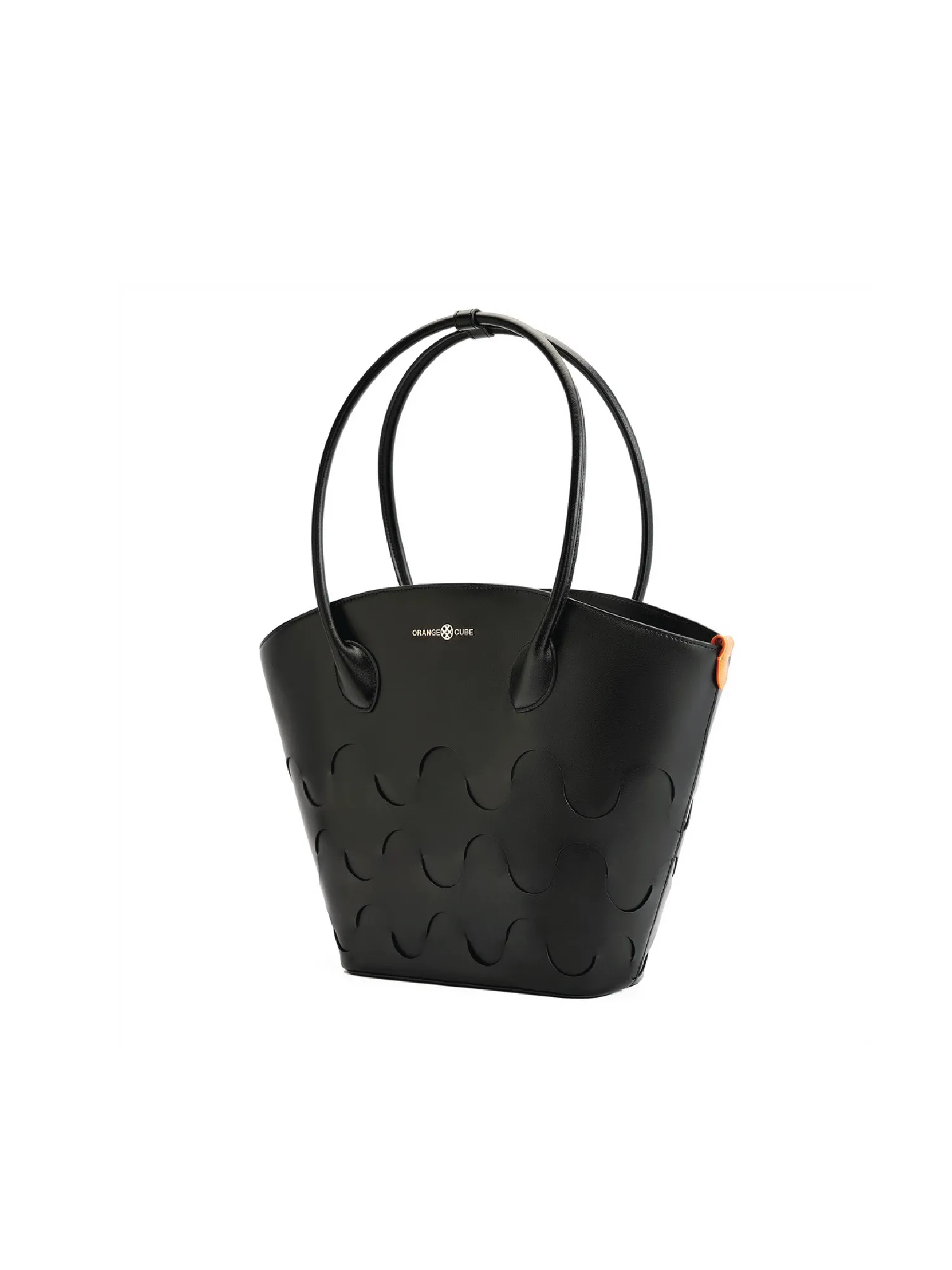 Quilted Impressions Wavy Tote Bag - Black (Large)