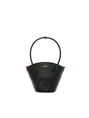 Quilted Impressions Wavy Tote Bag - Black (Small)
