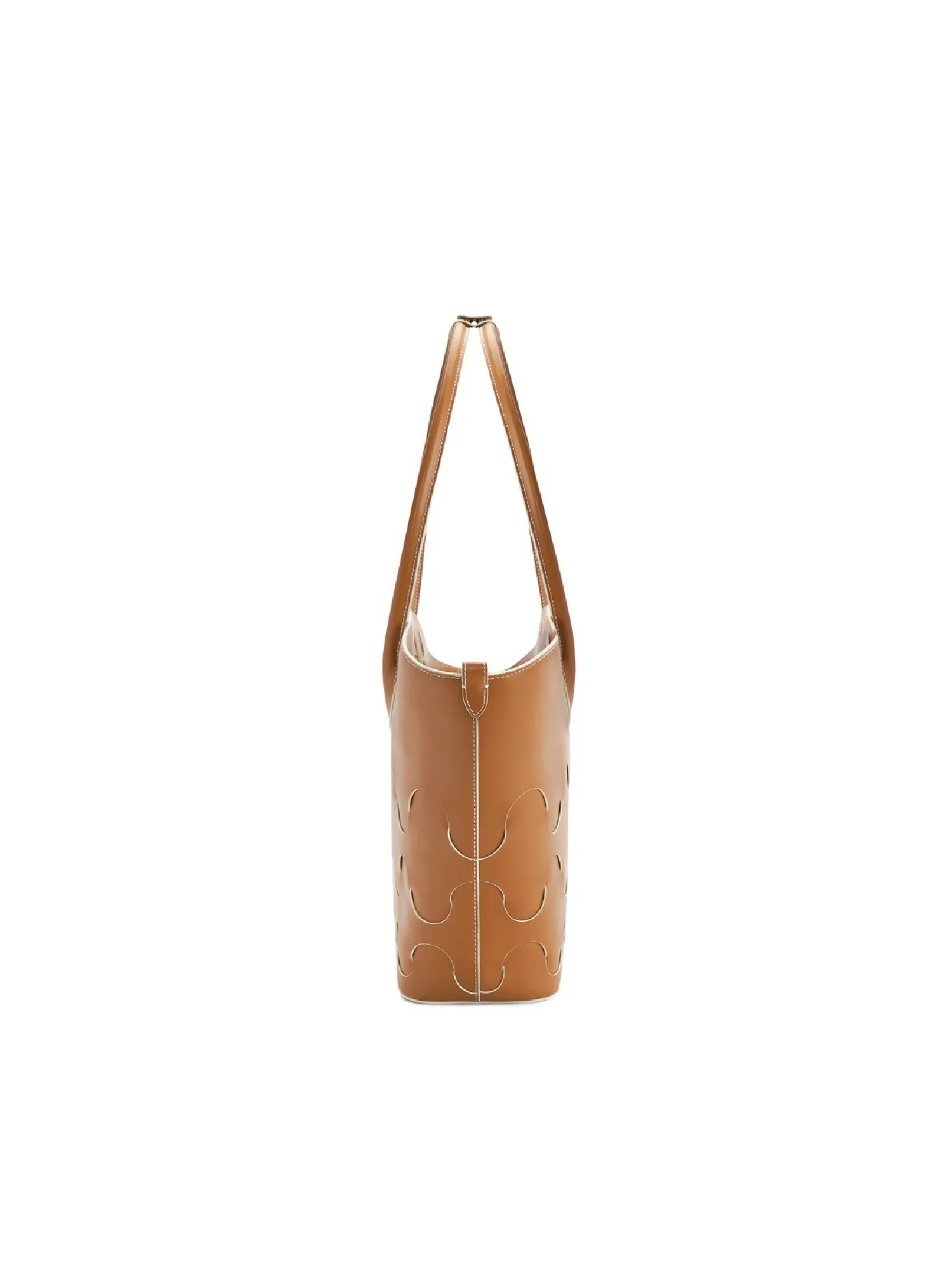 Quilted Impressions Wavy Tote Bag - Brown (Large)