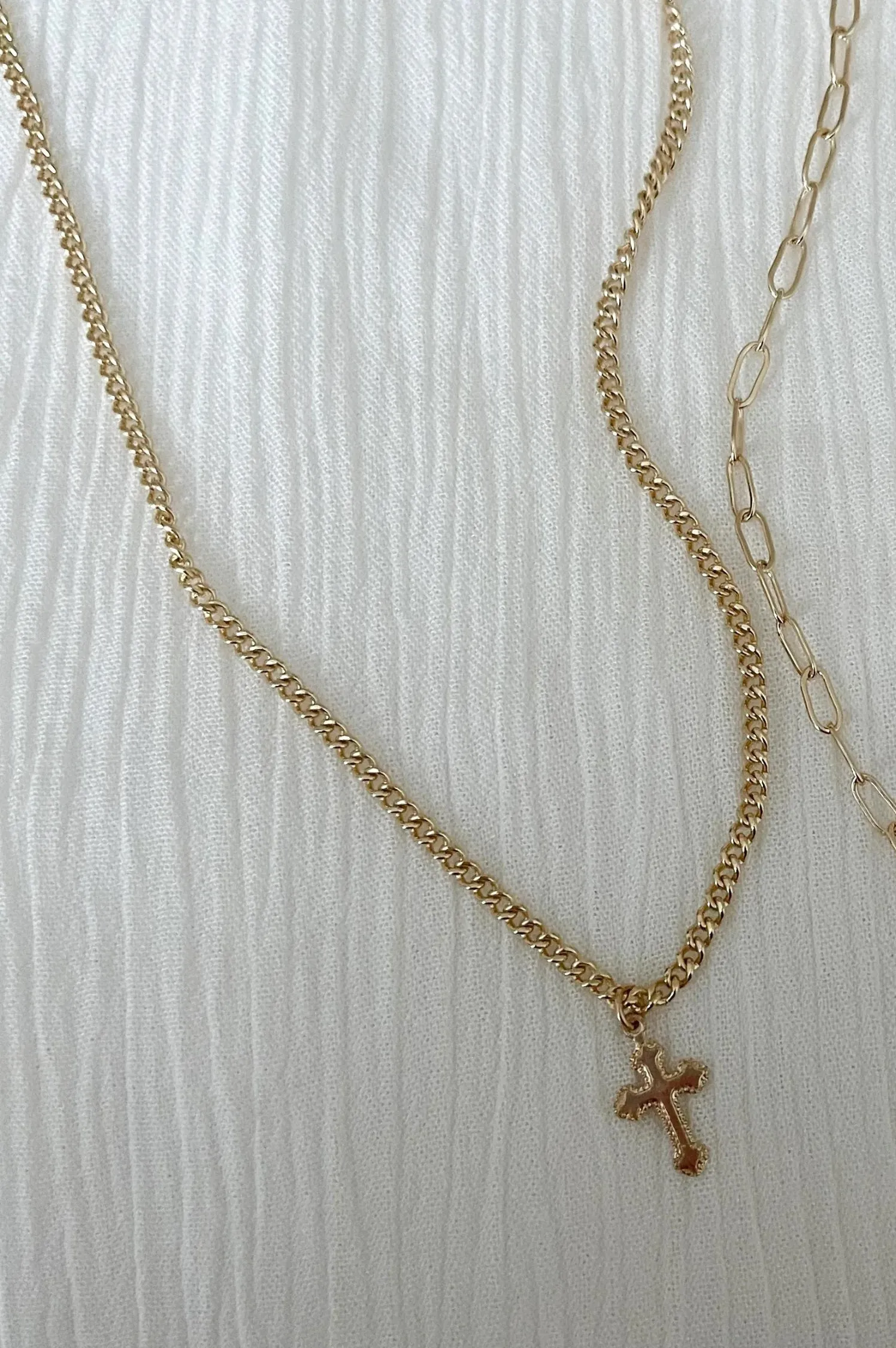 Small Cross Necklace
