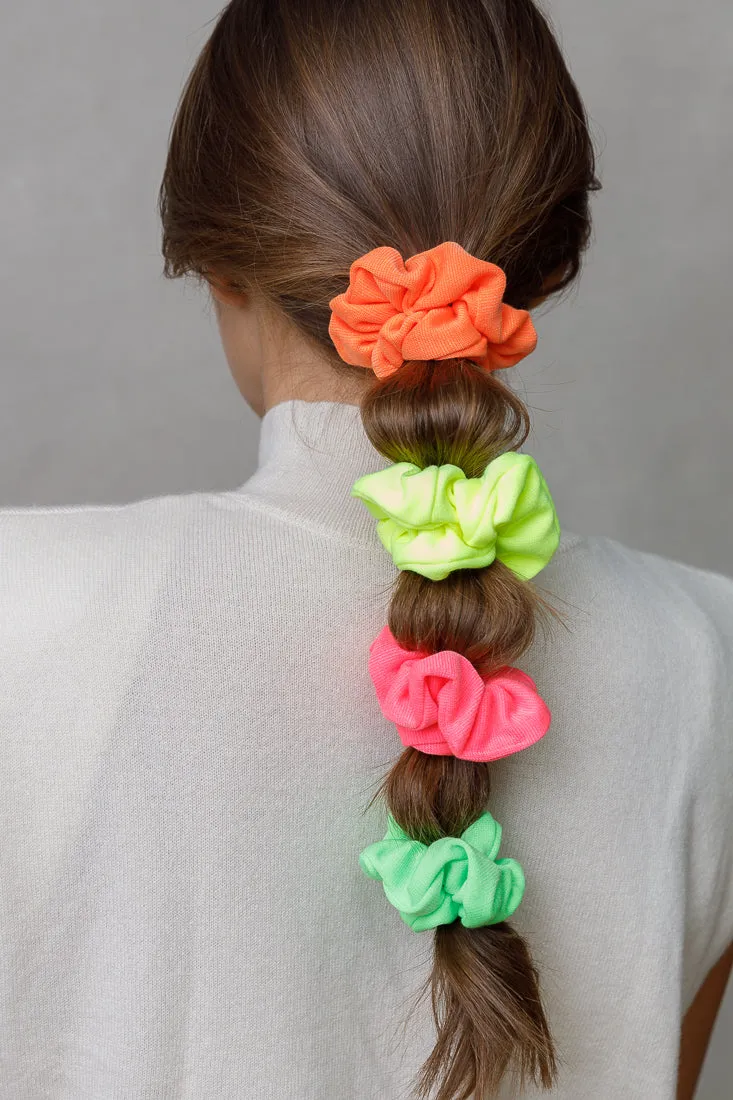 SMALL NEON SCRUNCHIES 4 pack