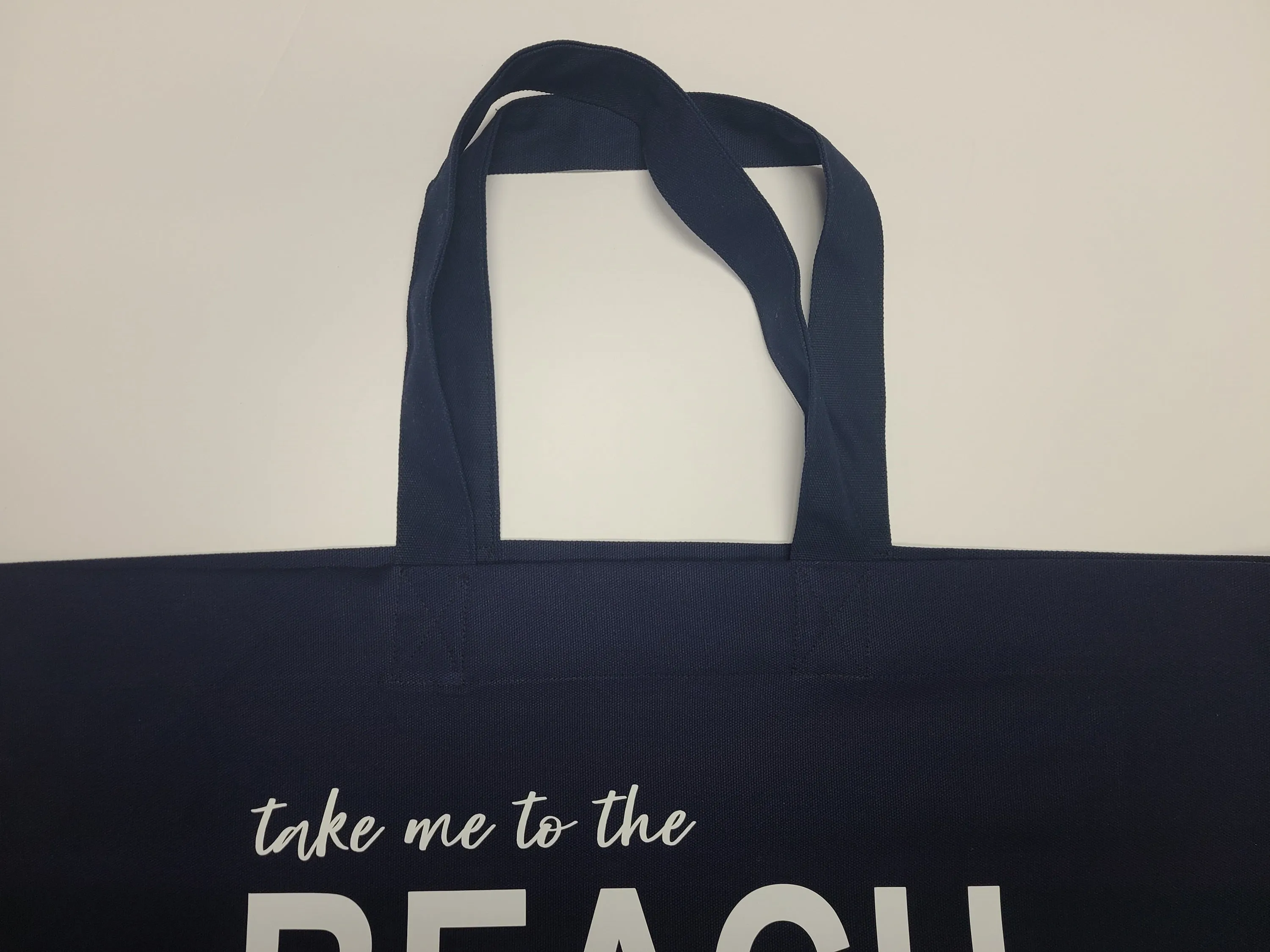 Take me to the BEACH Tote Bag Navy