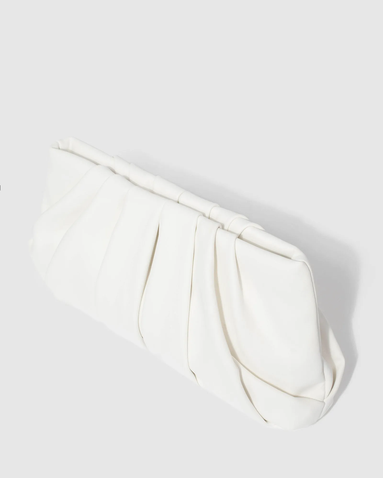 White Lucy Pouch Clutch Bag