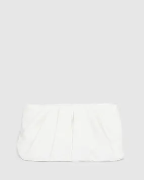 White Lucy Pouch Clutch Bag