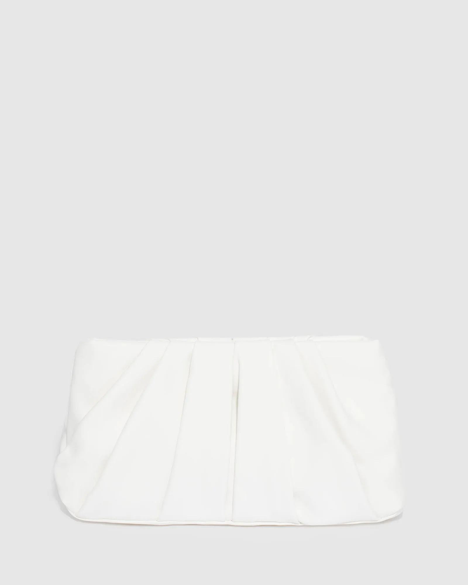 White Lucy Pouch Clutch Bag